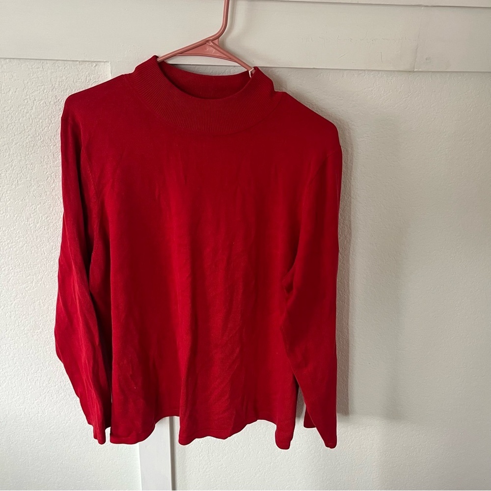 Pendleton Women's XL Silk Mockneck Sweater.